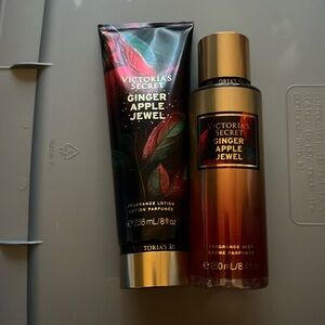 Victoria’s Secret ginger apple jewel lotion and mist